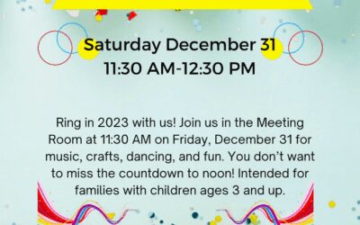 Noon Year’s Eve Party at the Plymouth Public Library