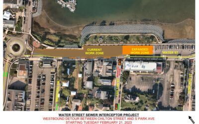 Relocation of Sewer Interceptor Continues on Plymouth’s Water Street