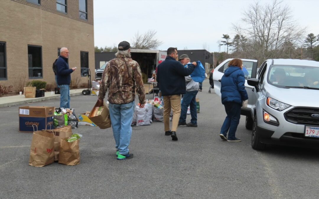 Scenes From The February 9 Vets Drive Thru, Donations Being Sought