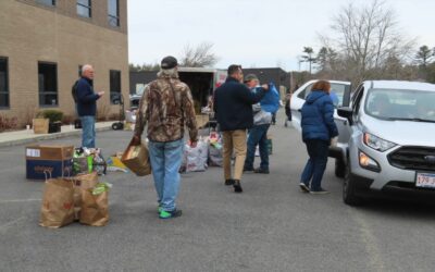 Scenes From The February 9 Vets Drive Thru, Donations Being Sought