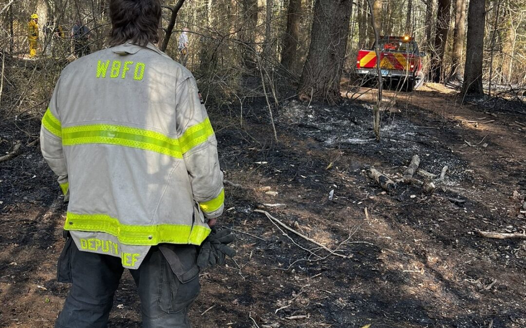 Brush Fires Seen Across The South Shore