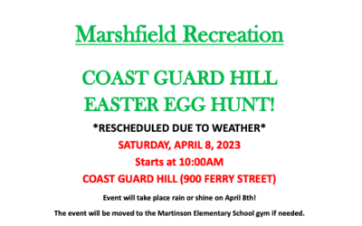 Coast Guard Hill Egg Hunt on Saturday, April 8th