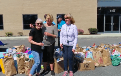 Scenes From The April 13 Veterans Food Drive Thru