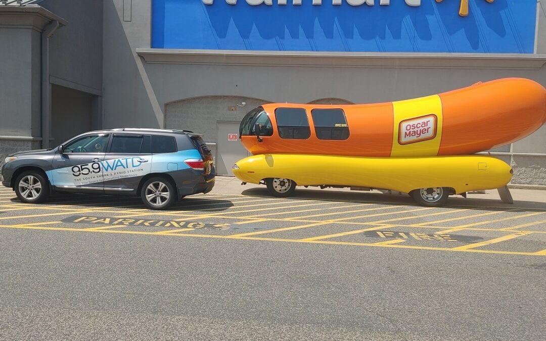 The Oscar Mayer Weinermobile Rolls Into Plymouth