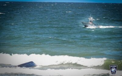 Overturned Boat Near Black Rock Beach in Cohasset Causes Concern