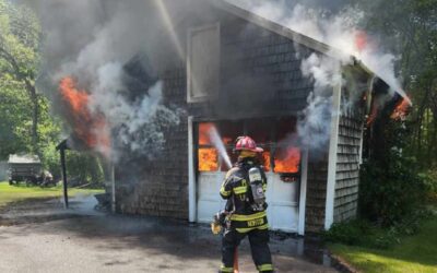 Crews Respond To Garage Fire In Plympton