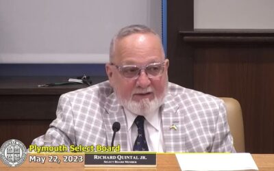Plymouth’s Dick Quintal Returns to Select Board, and Sets Goals for New Term