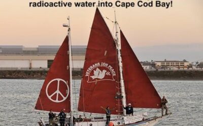 Rally Held in Plymouth to Protest Potential Dumping of Radioactive Water into Cape Cod Bay