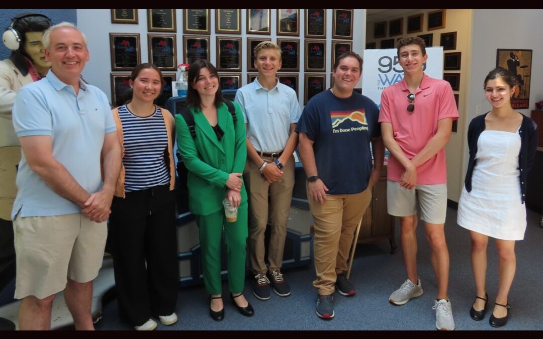 Rep. Cutler And His Interns Visit The WATD Studios