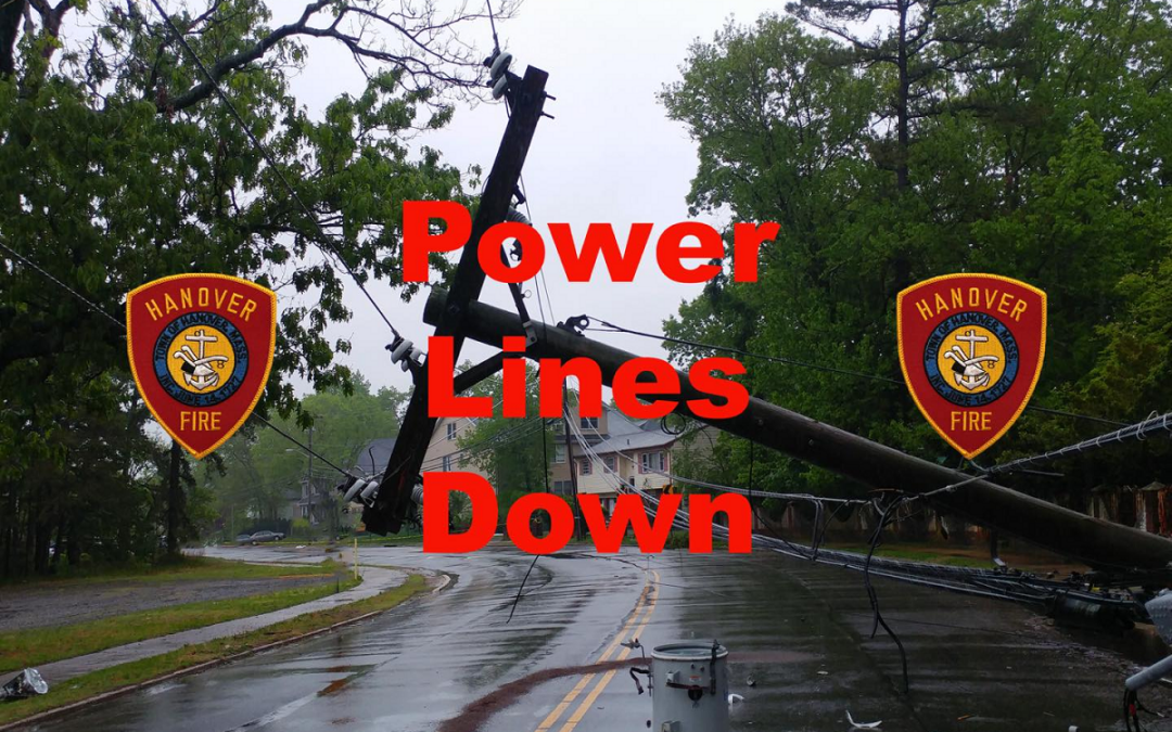 Downed Power Lines Lead To Road Closure In Hanover