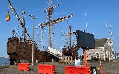 Replica of the First Ship to Sail Around the World, Now Docked in Plymouth Harbor