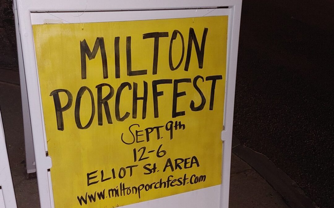 Milton Porchfest To Take Place This Weekend
