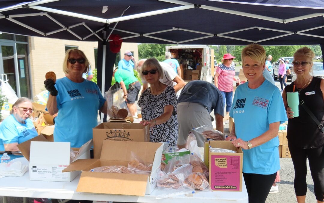 Scenes From The August 10 Veterans Food Drive Thru