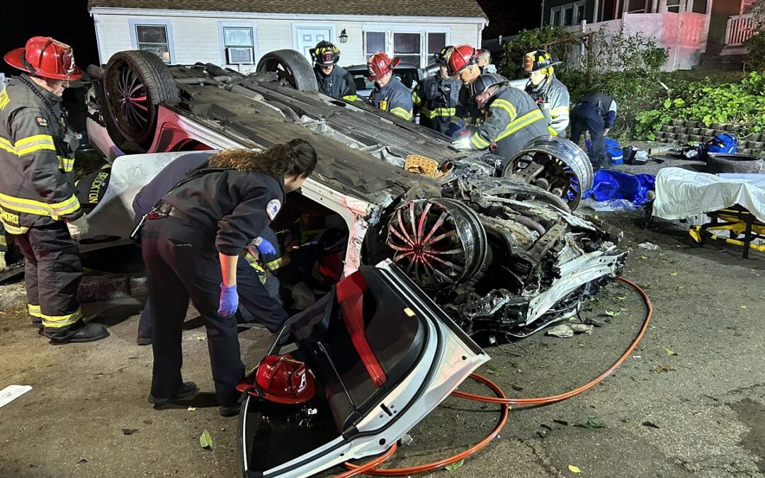 Multiple Vehicles Struck In Brockton Crash