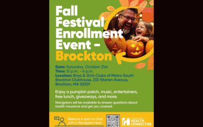Brockton Fall Festival Event To Help Signup On Health Connector