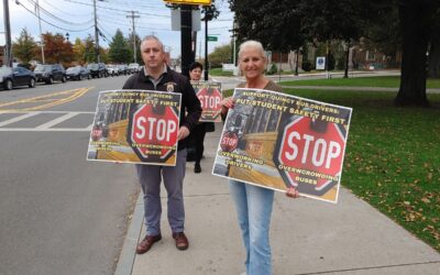 Quincy School Bus Drivers Hold Standout Against Overcrowding