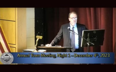 No Articles Voted On At First Night Of Milton December Town Meeting