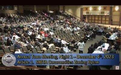 Second Night of Milton Special Town Meeting On Monday