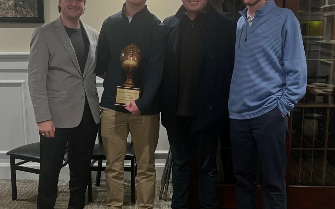 Ben Scalzi, Hanover, wins 2023 Bill Wilhelm Award