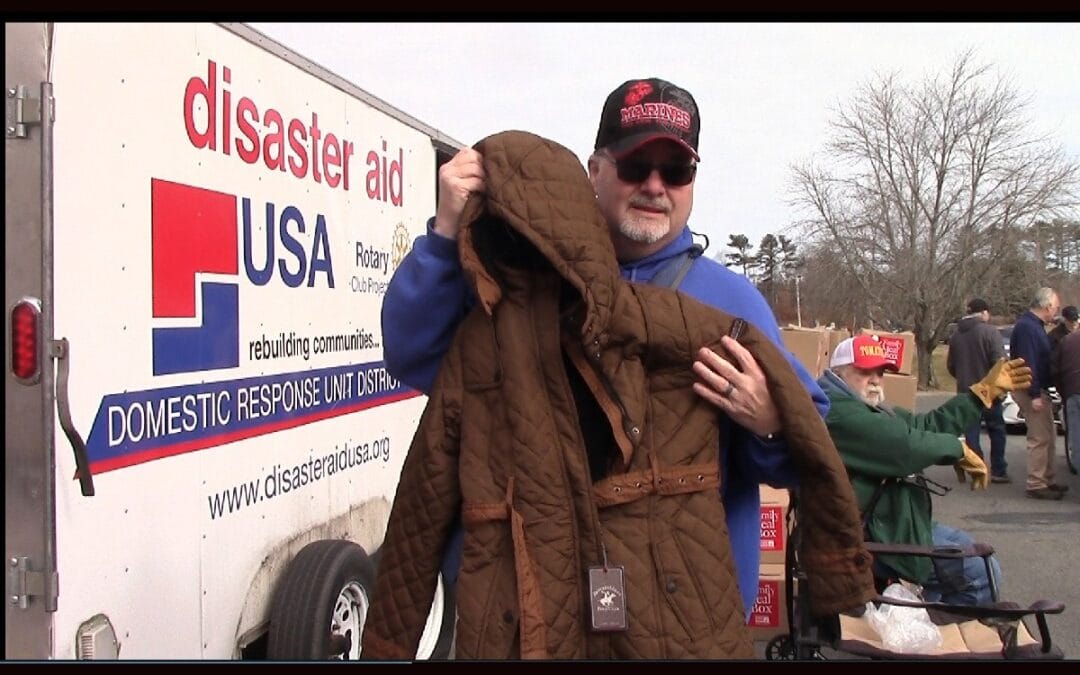 Jackets, Lettuce Handed Out During February Vets Drive Thru