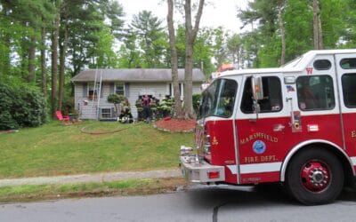 Crews Respond To Fire On Helena Rd. In Marshfield