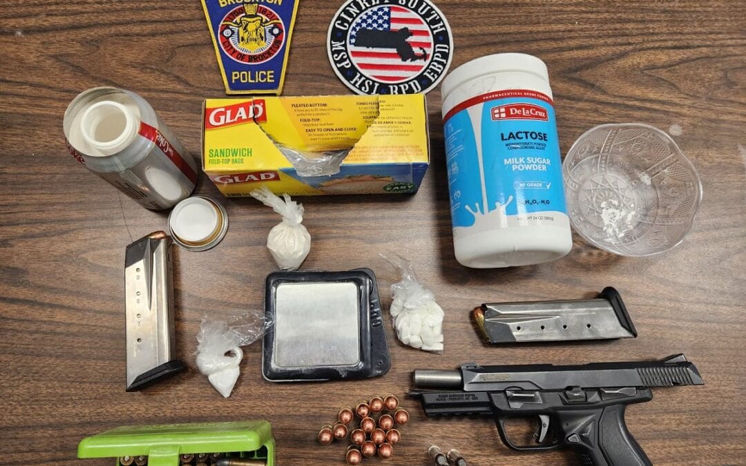 Man Arrested In Brockton On Drug, Gun Charges
