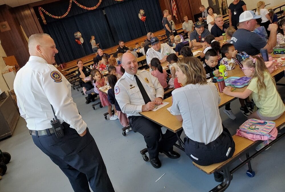 Braintree First Responders Luncheon with Hollis Elementary Students