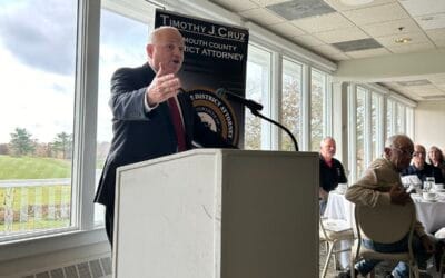 Plymouth DA Discusses Domestic Violence Collection Drive