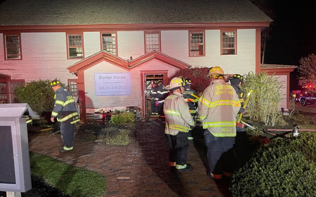 Fire Disrupts Wedding Reception At Former Barker Tavern