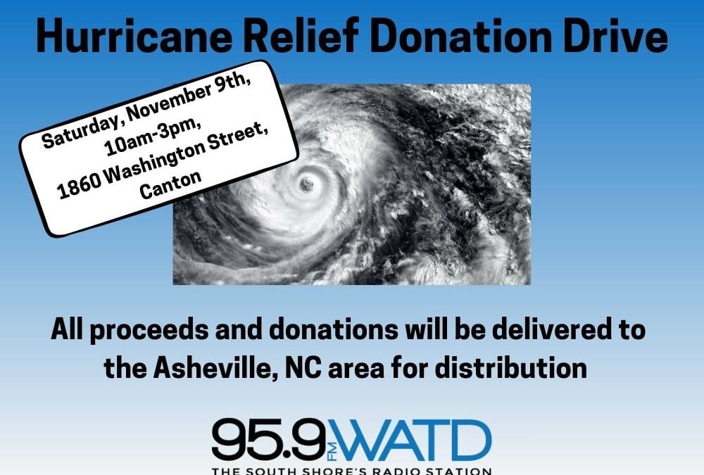 Hurricane Relief Donation Drive – Help Out Suffering Communities in North Carolina