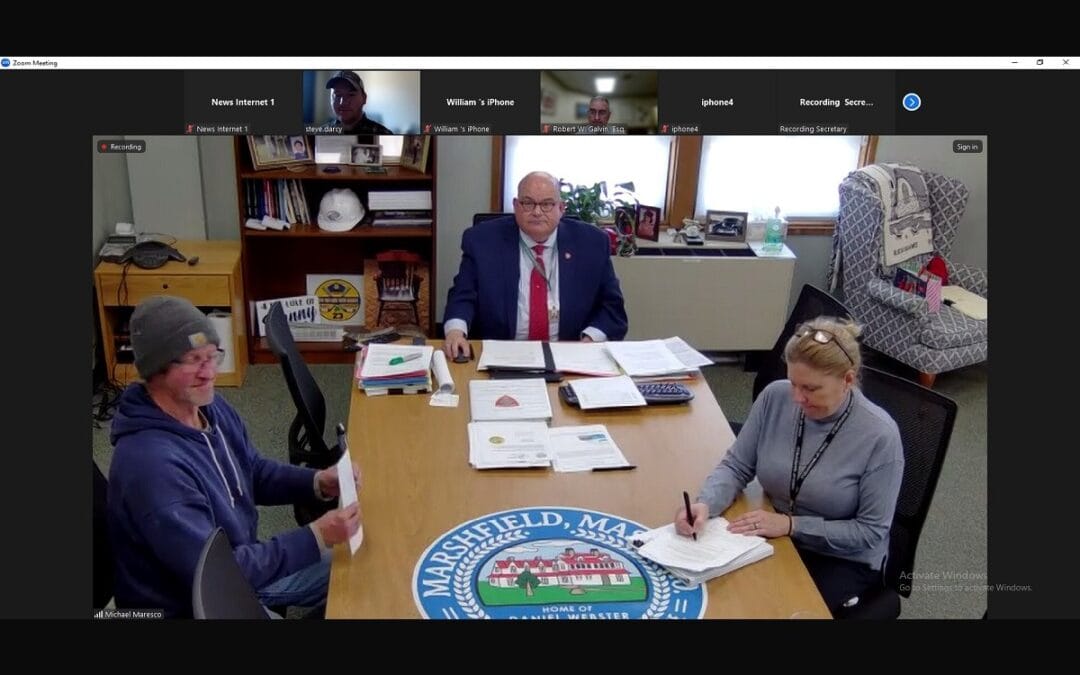 Marshfield Select Board Approves Fire Chief Contract