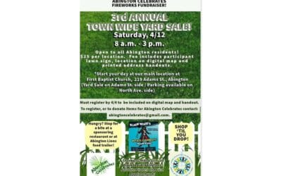 Abington To Hold Town Wide Yard Sale