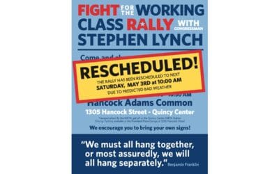 Quincy Rally Rescheduled