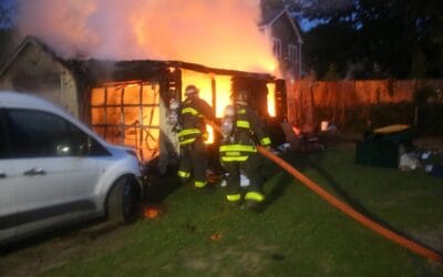 Chicken Coop, Garage Damaged In Kingston Fire
