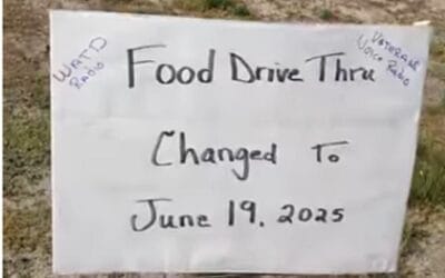 Veterans Food Drive Thru Postponed