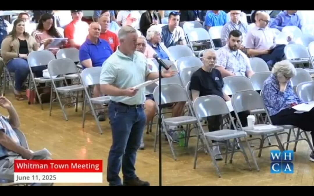 Whitman Wraps Up Special Town Meeting