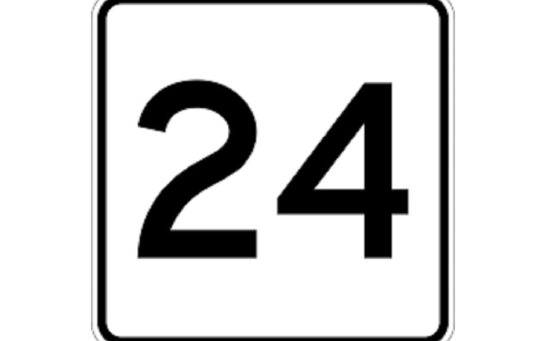 Road Closure At Route 24 South