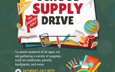 Join WATD’s Larry Nelson and Plymouth Salvation Army for the Annual School Supply Drive