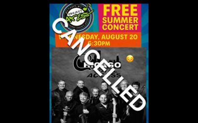 Project Arts Of Plymouth Announces Concert Cancellation