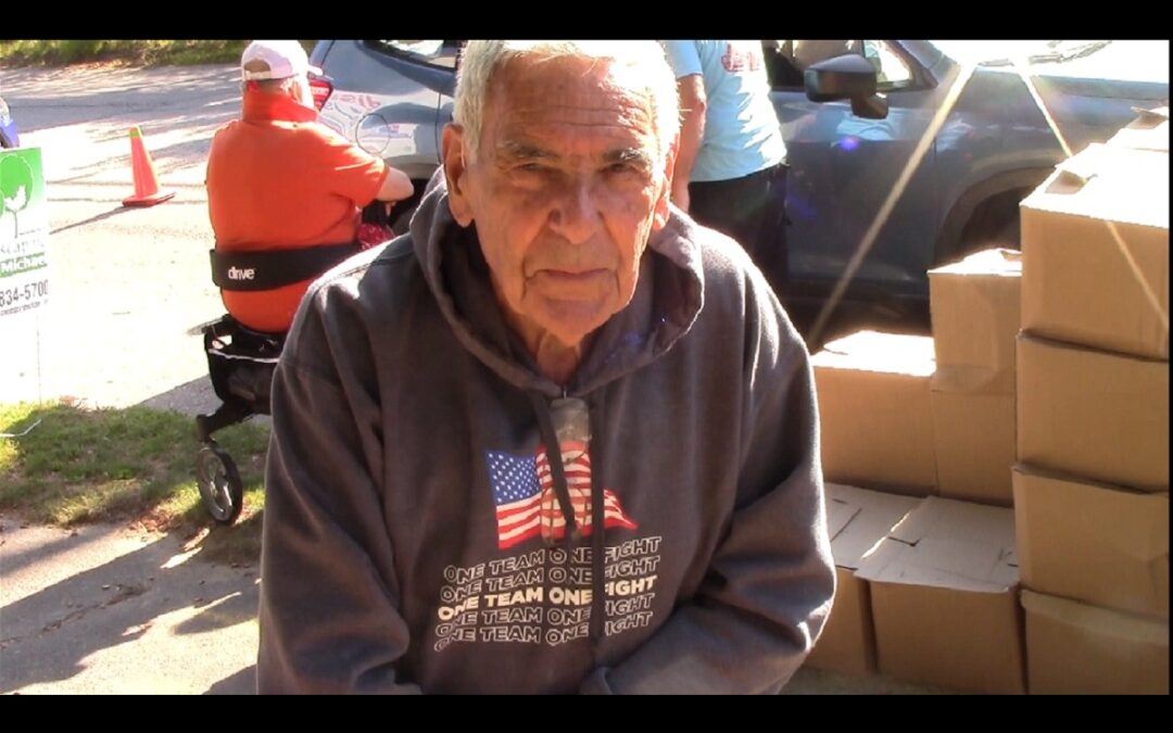 Veterans Food Drive Thru Held On 9/11 Anniversary