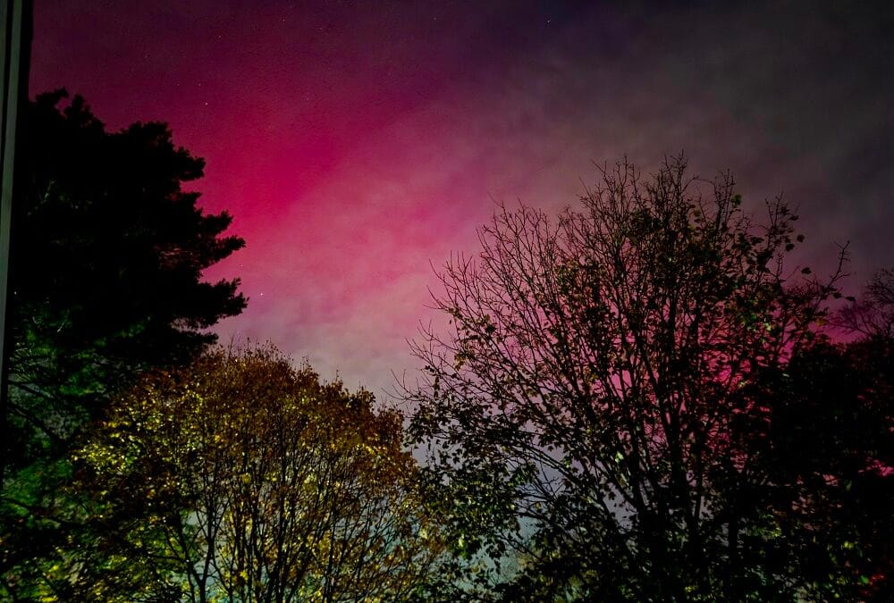 Northern Lights Dazzle the South Shore