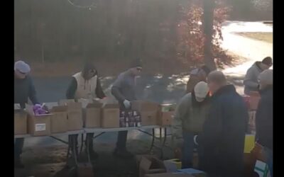 Gifts Collected At Vets Drive Thru