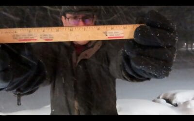 Ye Olde WATD Ruler Takes Snow Measurement On January 25th