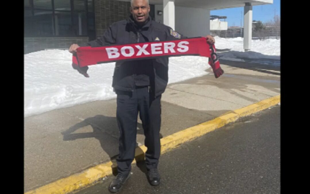 Brockton Offering Scarfs For Shoveled Walkways