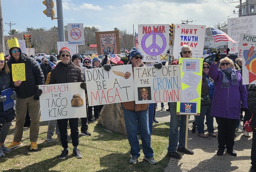 No Kings Rally in Marshfield