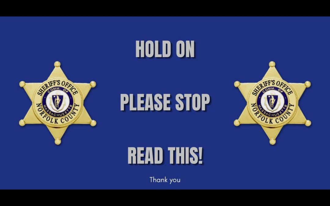 Norfolk Sheriff Warns Of Phone Scams