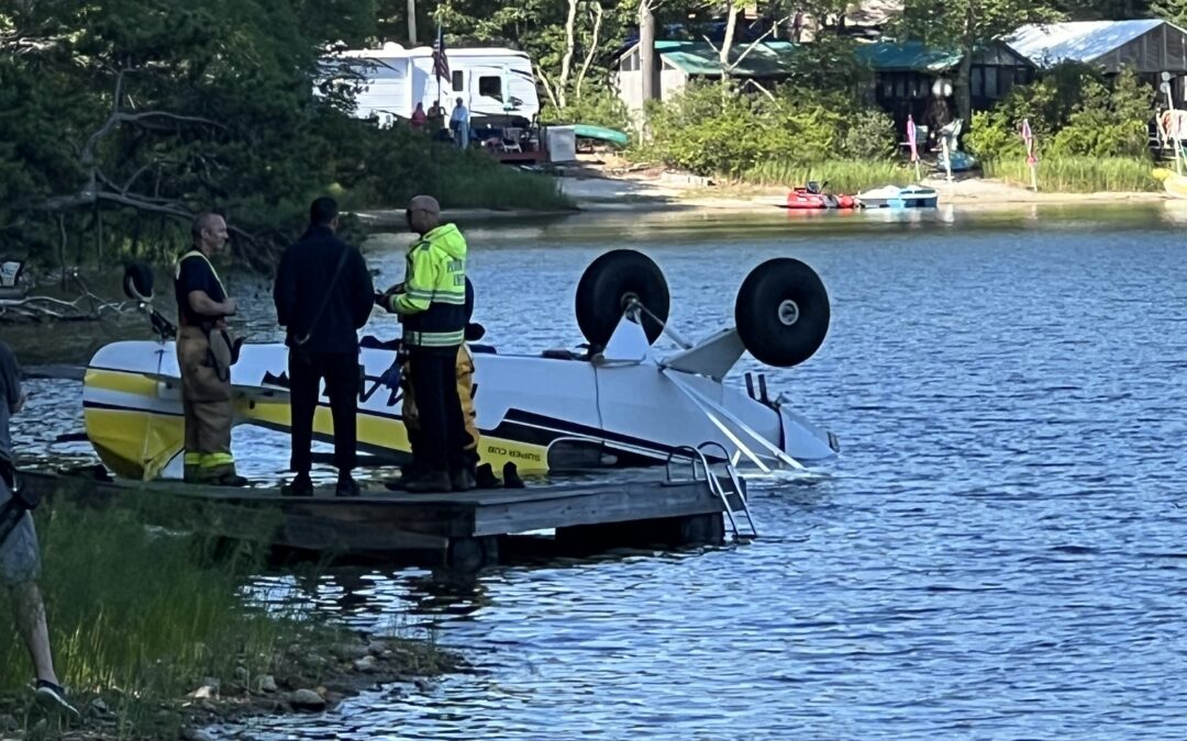 Small Plane Crashes in Plymouth Pond