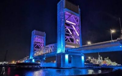 Bridges Lit in Pink for Dolly Parton