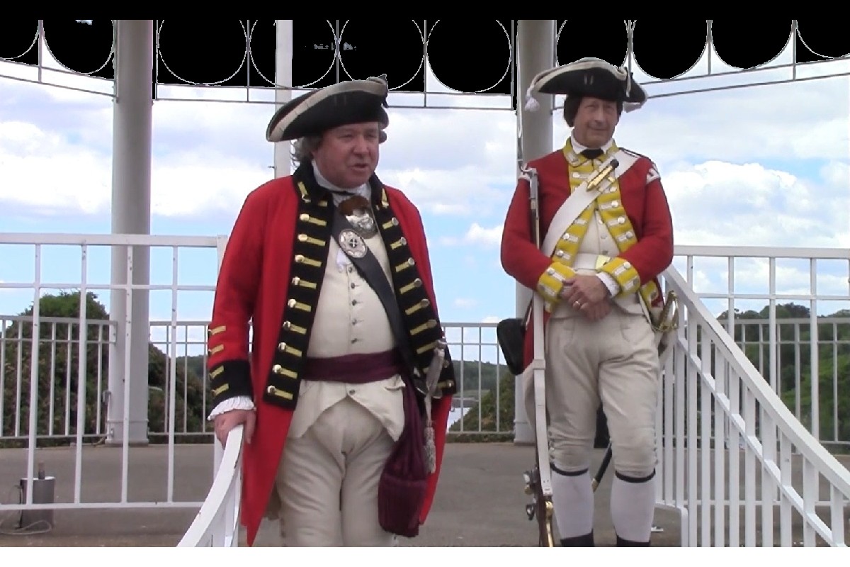 Colonial Governor Observes Battle Of Gloucester