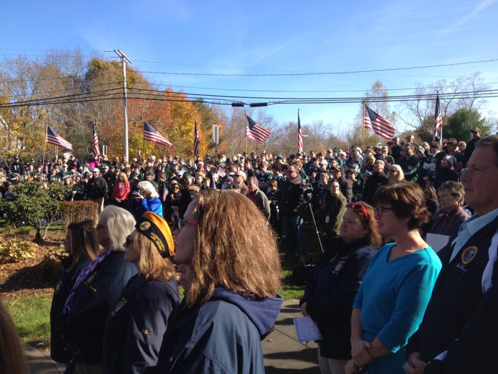 WATD’s Ed Perry Reports from Marshfield Veterans Day Parade and